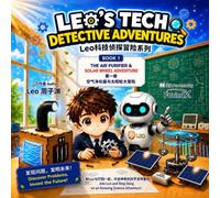 Leo's Tech Detective Adventures: The Air Purifier & Solar Wheel Adventure: Leo科技侦探冒险系列 第一册：空气净化器与太阳能大冒险 (Bilingual Edition): The Air Purifier & Solar ... (Bilingual Editio