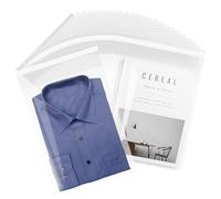 LEOSINDA 100 bolsas de celofán autoadhesivas de 10.5 x 13 pulgadas para celofán A4, embalaje de ropa, envoltorios decorativos, recuerdos de fiesta, obras de arte y más