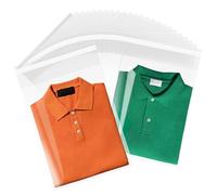 LEOSINDA 100 bolsas de celofán autoadhesivas de 9.5 x 12 pulgadas para adaptarse a A4, embalaje de ropa, envoltorios decorativos, recuerdos de fiesta, obras de arte y más