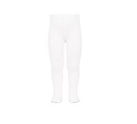 Leotardos básicos punto liso BLANCO