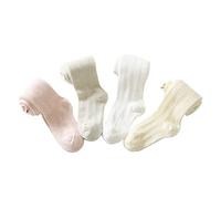 Leotardos Para Bebés Niñas Verano 2/4 Pares, Leggings De Malla Transpirable Para Niños Pequeños Para Recién Nacidos De Verano De 0 A 6 Años (Paquete de 4,XL)