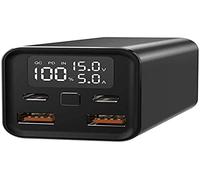LEOTEC Batería externa para portátiles 65W POWER DELIVERY 20.000mAh, Negro