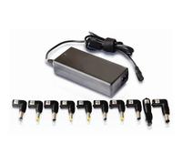 Cargador de Portátil Leotec Home/ 90W/ Automático/ 12 Conectores/ Voltaje 15-20V