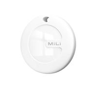 Leotec - EasyTag Dual iOS & Android Blanco con Llavero Marrón