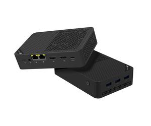 Leotec lempc23 pc/estación de trabajo barebone cubo negro n150 3,6 gh