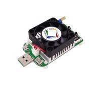 LEOTNNDQ LD25 LD35 Interfaz USB Resistencia de Carga electrónica Prueba de Descarga de batería Pantalla LED Ventilador Voltaje de Corriente Ajustable 25w(LD25)