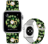 Leotop Pulseras deportivas de silicona compatibles con iWatch Ultra Serie SE 10 9 8 7 6 5 4 3 2 1. (Green Dwarf, 42 mm (Series 10)/41 mm/40 mm/38 mm