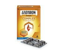 LEOTRON Complex - 90 cápsulas - Energía que se nota - Complemento alimenticio con Jalea Real, Ginseng, 12 vitaminas y 4 minerales - Envase para 90 días, a partir de 12 años.