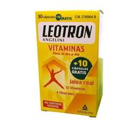 Leotron VItaminas 30 cápsulas 10 Gratis - Reducción de Cansancio y Fatiga