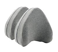 LeoTube Funda de Almohada de Repuesto para Contour Legacy para piernas y Rodillas, Solo Funda de Almohada (Gris, Paquete de 2)