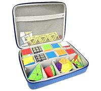 LeoTube Speed Cube - Funda rígida de EVA compatible con Shashibo/Rubik's/Jurnwey/para Roxenda Brain Teaser Fidget Toyy. Soporte de viaje para cubo de rompecabezas de viaje (solo funda) (azul)