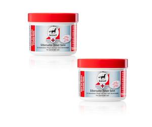 Leovet Primeros Auxilios Pomada de Plata | Paquete Doble | 2 x 150 ml | Puede contribuir al Cuidado Especial de la Piel después de Lesiones | Puede ser de Apoyo en Casos de Dermatitis