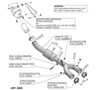 Leovince 8088 Conector Elimina Catalizador Yamaha Yzf-R1 15-