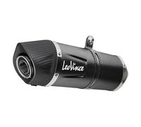 LEOVINCE SBK LV ONE EVO BETA RR 4T 125 LC/MOTARD INOX | Black Edition acero inoxidable negro, tapa de carbono, homologación E, compatible con Beta Motard 4-T 125 LC