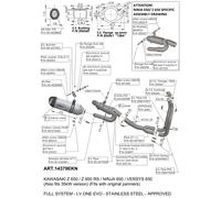LEOVINCE SCARICO COMPLETO LV ONE EVOINOX KAWASAKI Z650 21-
