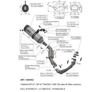 LEOVINCE SCARICO COMPLETO LV ONE EVOINOX YAMAHA MT-07 16-20