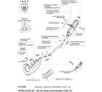 LEOVINCE SCARICO COMPLETO X-FIGHT INOXAPRILIA RX/SX 50 05-15
