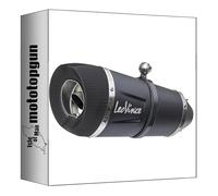 leovince tubo de escape completo factory s acero negro fondo carbono compatible con yamaha yzf-r7 2021 2022 2023 2024 mototopgun 14405sbu