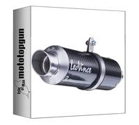 leovince tubo de escape completo gp corsa carbono compatible con honda pcx 125 2021 2022 2023 2024 mototopgun 3398u