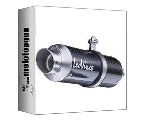 leovince tubo de escape completo gp corsa carbono compatible con honda pcx 125 2021 2022 2023 2024 mototopgun 3398u