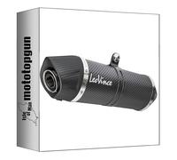 leovince tubo de escape completo homologado lv one evo carbono fondo carbono compatible con yamaha mt125 mt-125 2021 2022 2023 2024 mototopgun 14366ek
