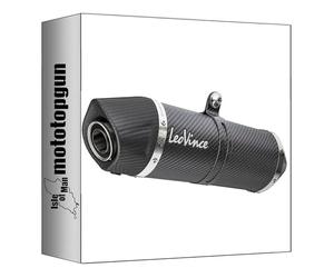leovince tubo de escape completo homologado lv one evo carbono fondo carbono compatible con yamaha mt125 mt-125 2021 2022 2023 2024 mototopgun 14366ek