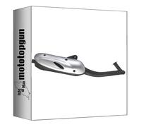 leovince tubo de escape completo homologado sito acero compatible con yamaha slider 2000 2001 2002 mototopgun 0590