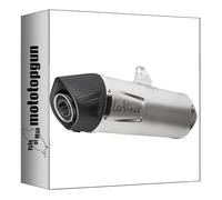 leovince tubo de escape completo lv one evo acero fondo carbono compatible con husqvarna 701 supermoto 2021 2022 2023 2024 mototopgun 14368eu