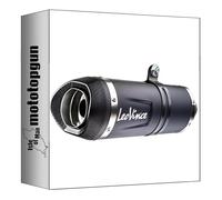 leovince tubo de escape completo lv one evo acero negro fondo carbono compatible con yamaha xsr 700 2021 2022 2023 2024 mototopgun 14360ebu