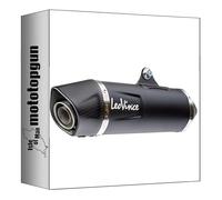 leovince tubo de escape completo nero acero fondo carbono compatible con honda sh 150i 2020 2021 2022 2023 mototopgun 14068u