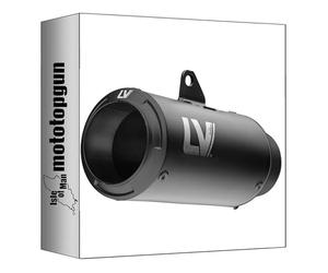 leovince tubo de escape homologado lv corsa s acero full negro fondo acero negro compatible con kawasaki z900 z-900 2025 2026 mototopgun 15402sfb