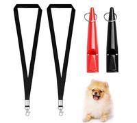 Lepat 2 silbatos profesionales para perros, silbato de entrenamiento de perros ABS para recordar, silbato de perro a distancia para dejar de ladrar
