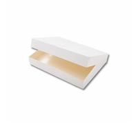 lepetitmitron - Caja de catering (42 x 29 x 6 cm), color blanco