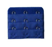 LEPIZ Botón extensor de sujetador de 3 ganchos para mujer, correa de extensión de sujetador elástico, expansor de clip de gancho, hebilla de cinturón ajustable, ropa íntima, azul real, 5,5 5cm