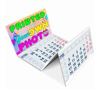 lepni.me Calendario de Pared Personalizado 2026 3 Meses | Diseñe sus Propias Foto Logotipo Texto | Calendarios para la Familia Oficina Fotos de Boda