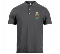 lepni.me Polo Personalizado para Hombre con Monograma Floral | Inicial Personalizada con tu Nombre, Palabra o Ciudad | Regalo Elegante con diseño de Texto Personalizado (XL Grafito Multicolor)