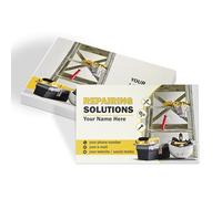 lepni.me Tarjetas de Visita Personalizadas para servicios de mantenimiento doméstico con su Nombre, Teléfono y Correo electrónico Tarjetas de Visita para talleres de mecánica, servicios de reparación