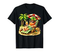 Leprechaun Beach Vacation Shamrock St Patrick's Day Camiseta