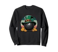 Leprechaun Bowling Ball St. Patrick's Day Gold Sudadera