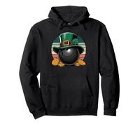 Leprechaun Bowling Ball St. Patrick's Day Gold Sudadera con Capucha