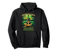 Leprechaun Clover Gold Graffiti Art St. Patrick’s Day Vibes Sudadera con Capucha