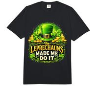 Leprechauns Made Me Do It Funny Irish St Patricks Day Comfort Colors Adult Heavyweight T-Shirt