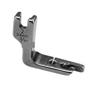LEPREM 10 Piezas Brother máquina de Coser máquina de Coser pies Rollo Dobladillo prensatelas for Brother Juki Industrial Accesorios for máquinas de Coser de una Sola Aguja Herramientas(3/32 2.4MM)