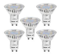 Lepro Bombillas LED GU10, blanco cálido de 2700 K, equivalente a foco halógeno de 35 W, bombillas GU10 de ahorro de energía de 3 W, 250 lm, ángulo de haz de 100°, no regulable, CA 220-240 V, paquete