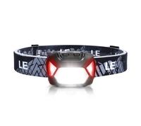 Lepro LE Linterna Cabeza LED 1300lux, Linterna Frontal LED Alta Potencia, Luz Frontal Cabeza 6 Modos Luz con Luz Rojo, Impermeable IPX4 para Correr, Camping, Excursión, Pesca(Pilas No incluido)