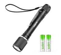 Lepro Linterna Pequeña con Clip, 3 Modos de Luz, 2 AA Pilas Incluidas | Linterna Táctica de Aluminio, Ligera y Portátil, IPX4 Impermeable para Camping, Emergencia, Reparación, Senderismo