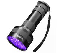 Lepro Linterna Ultravioleta de 395nm, Linterna UV Potente con 51 LED | Luz Ultravioleta para Detectar Manchas, Alfombras, Billetes, Orina de Mascotas y más, 3 Pilas AA (No Incluidas)