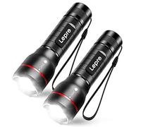 Lepro Linternas LED Alta Potencia, LE2000 Linterna LED con 5 Modos, 2PC | Impermeable IPX4 con Zoom Linterna Táctica de Bolsillo para Camping, Emergencia, Ciclismo, Senderismo [Pilas NO Incluidas]