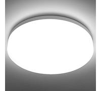 Lepro Plafon LED Techo 15W, Lampara Techo Blanco Frío 5000k, IP54 Impermeable 1500LM Equivalente a 100W Plafones para Techo LED Cocina, Balcón,Baño,Pasillo
