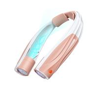Lepwings Ventilador de Cuello, Mini Ventilador Portatil Recargable USB 6000 mAh, Ventilador Cuello con 6 Velocidades, Ventilador Personal Ligero Ideal para Viajes, Oficina, Hogar y Aire Libre - Rosa
